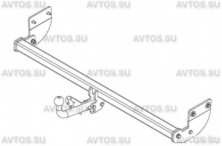 Фаркоп hyundai elantra (2013-2016) (AvtoS HY 27)