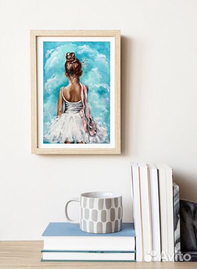 Картина маслом Балерина Картина с балериной