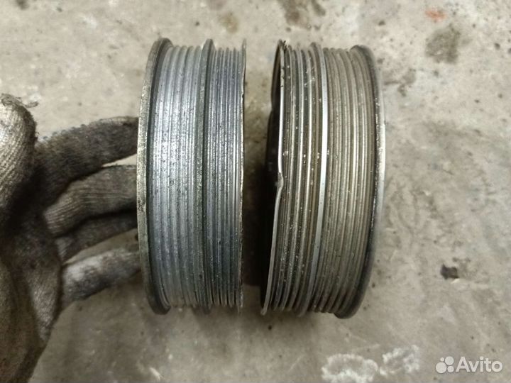 Шкив коленвала vw 1.6 102л.с ahl alz