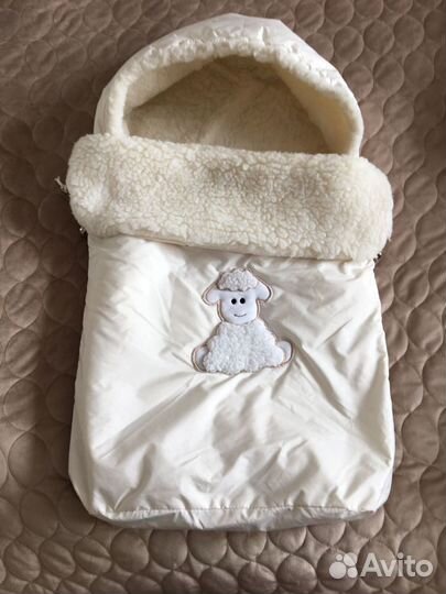 Зимний конверт в коляску