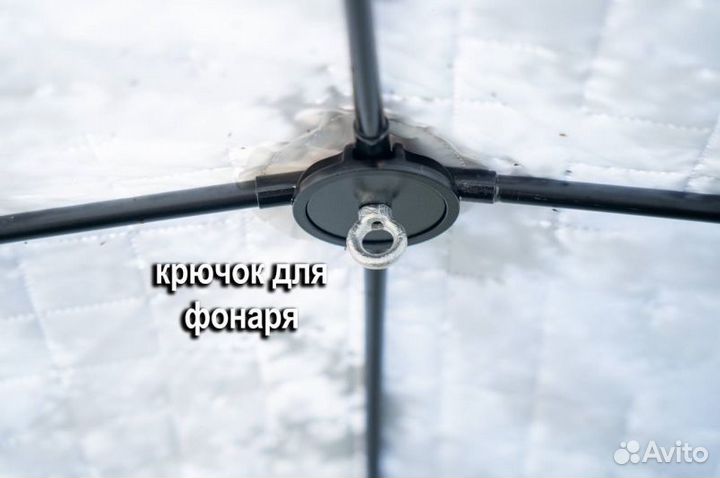 Палатка cube зимняя 240*240 с дымоходом