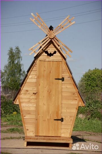 Уличный туалет с установкой