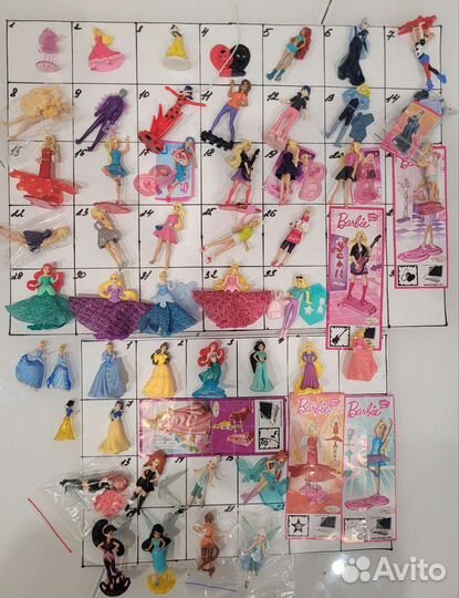 Киндер из яиц принцессы и барби