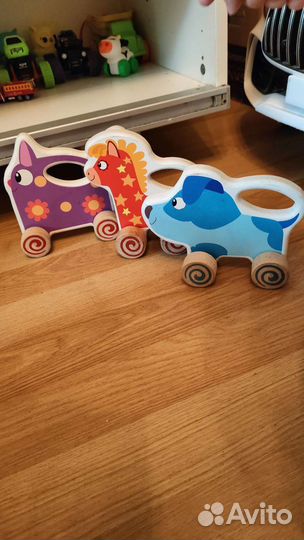Игрушки из мультика деревяшки