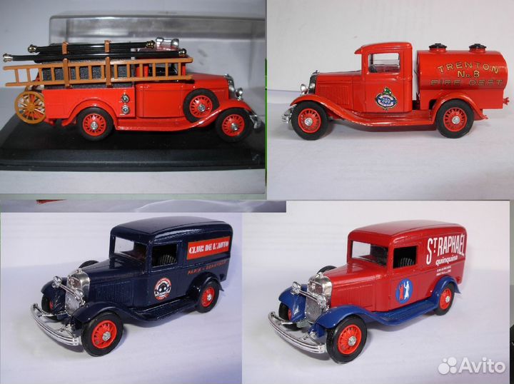 1/43 модели USA Ford Cadillac Lincoln и др. до 45г