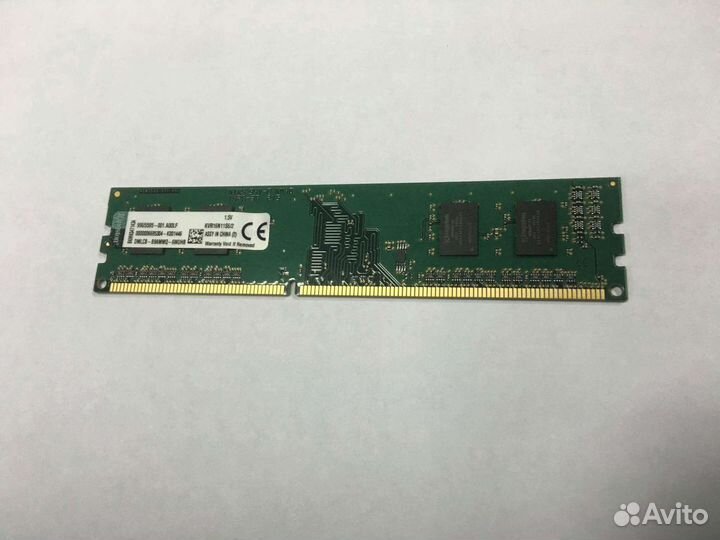 Модуль Kingston valueram DDR3 2Gb PC3-12800 CL11