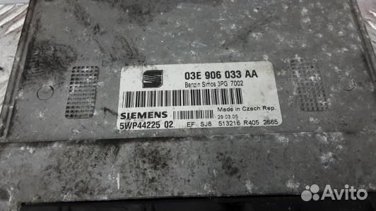 Блок управления двигателем seat ibiza 3 (OBE07PF01