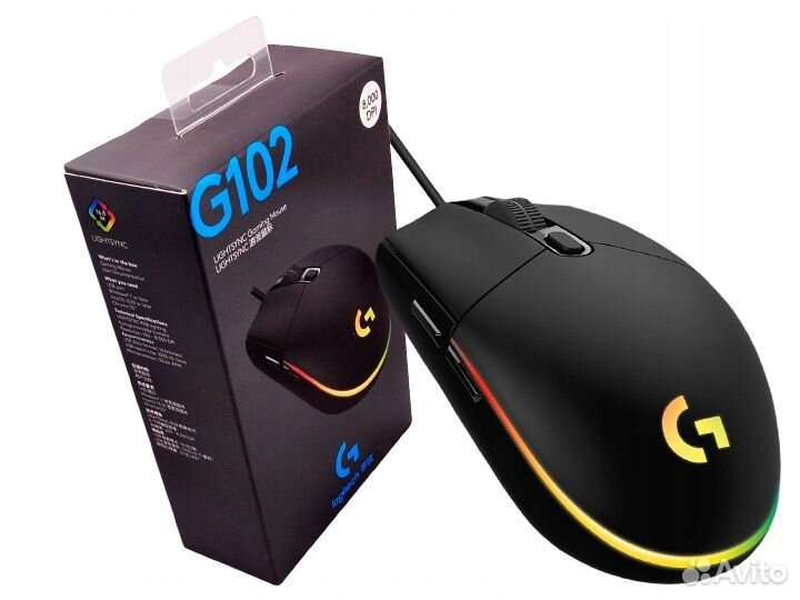Игровая мышь Logitech G102 LightSync