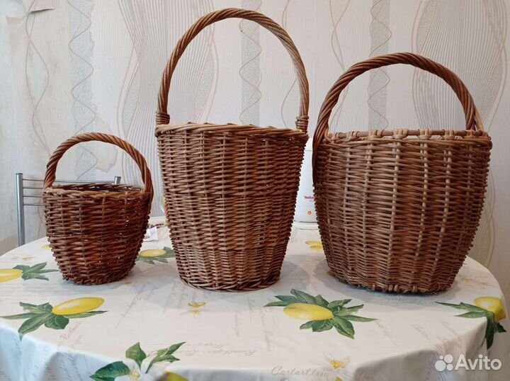 Корзина плетёная