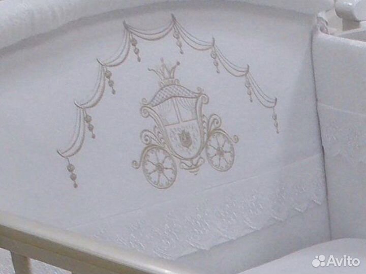 Набор бортиков в кроватку Lappetti Кареты