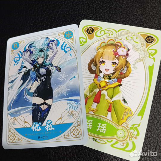 Карточки по игре Genshin Impact