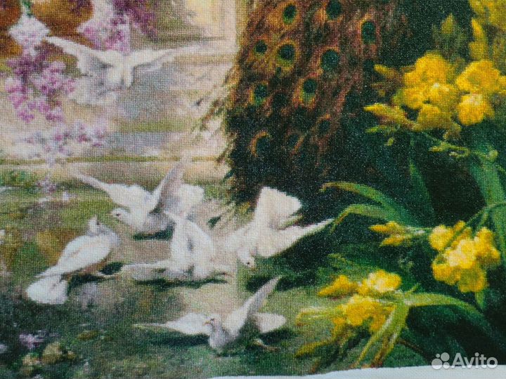 Картина вышитая крестом ручная работа