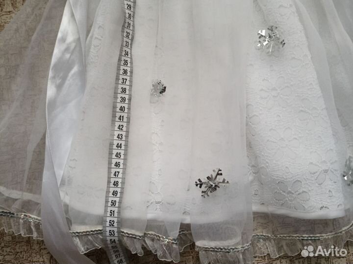 Платье снежинки