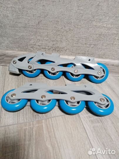 Коньки ледовые +ролики + защита