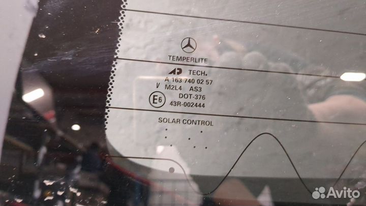 Крышка багажника Mercedes ML W163, 1999