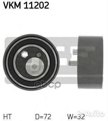 Ролик натяжителя ремня грм 72x32,5 audi/VW 2