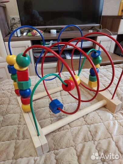 Деревянная игрушка лабиринт IKEA