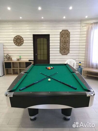 Баня на дровах + бильярд