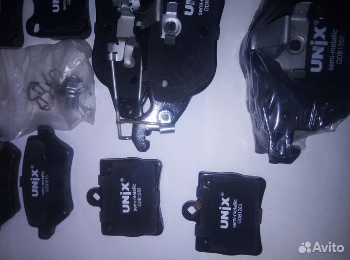 Тормозные колодки 15шт Opel Mercedes пересортица