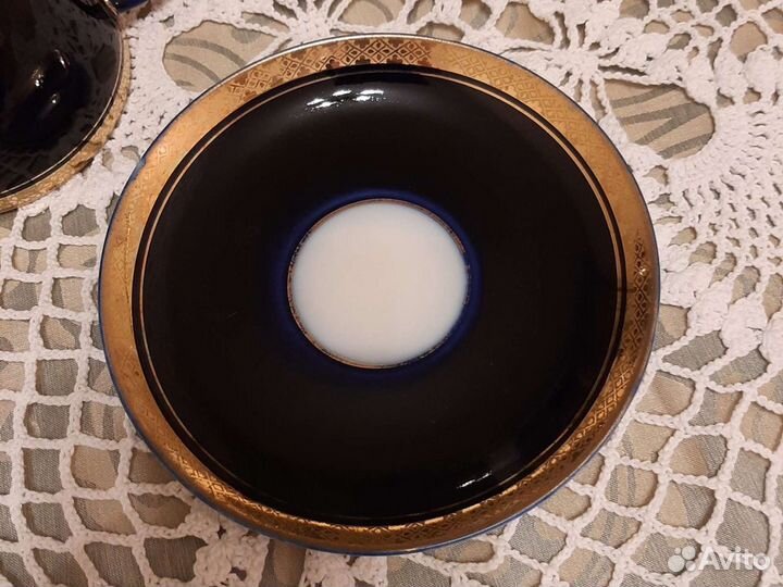 Чайная пара лфз (кобальт, золото, дубок)