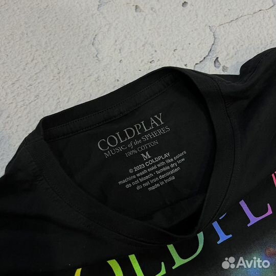 Coldplay футболка мерч оригинал 2023
