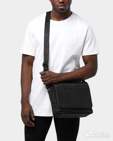 Supreme lacoste bag clearance black