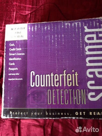 Аппарат новый, для обнаружение фальшивых денег, ка
