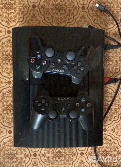 Игровая приставка ps3 super slim + 40 игр