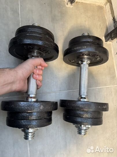 Гантели разборные