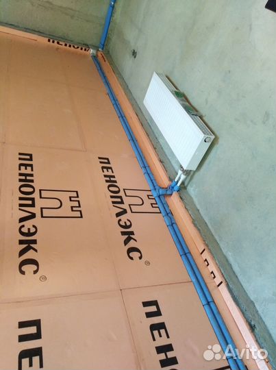 Водяной теплый пол, отопление