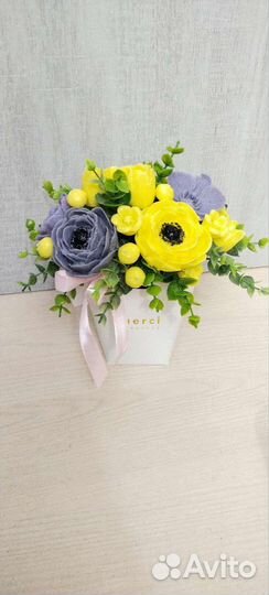 Букет цветов из мыла