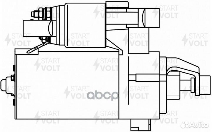 Стартер VAG A6 (11) /Q5 (08) 3.0TDI 2,5кВт (LSt