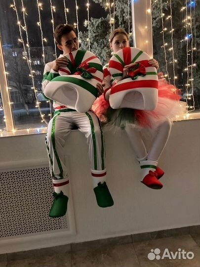 Костюм для аниматора Новогодние Леденцы