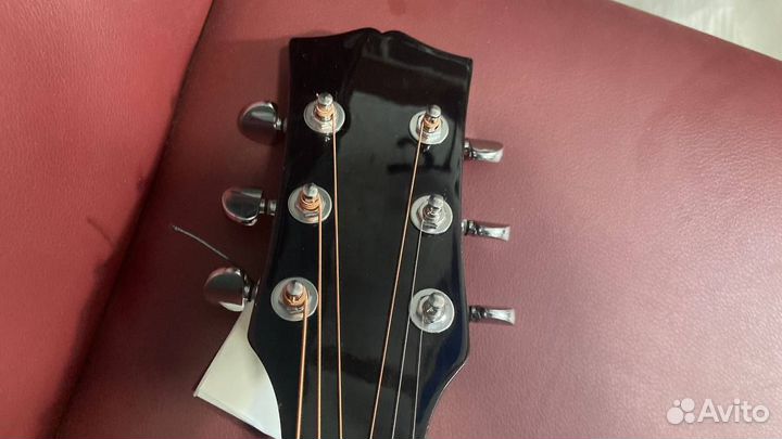 Гитара дредноут с подключением