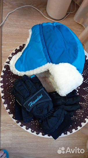 Шапки - перчатки на 4-5 лет