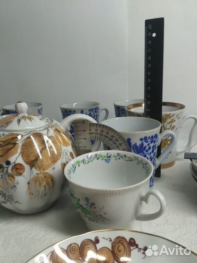 Чашки,Кружки,Блюдце,Чайник,ваза,лфз