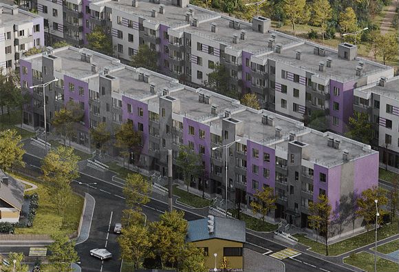 2-к. квартира, 55,6 м², 4/4 эт.