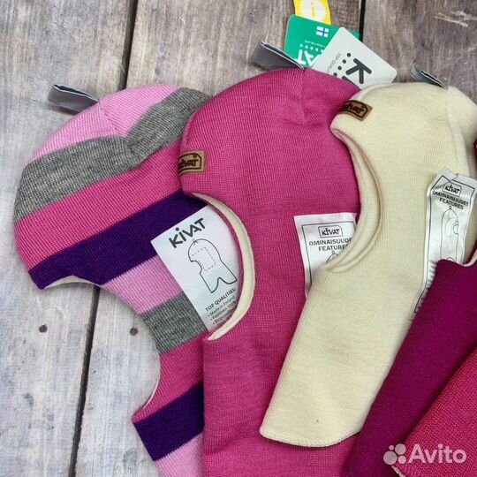 Шлемы Kivat шерсть мериносов Финские на выбор