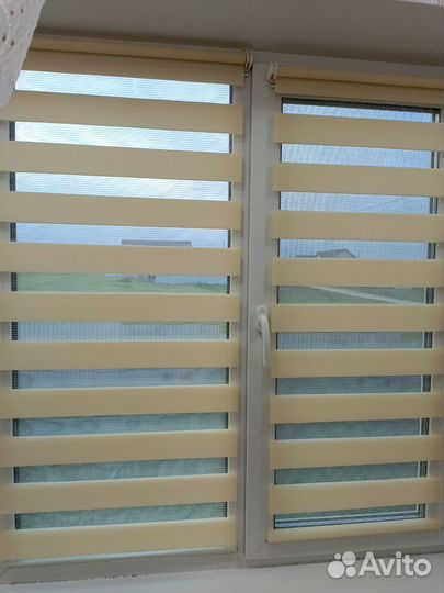 Рулонные шторы день ночь