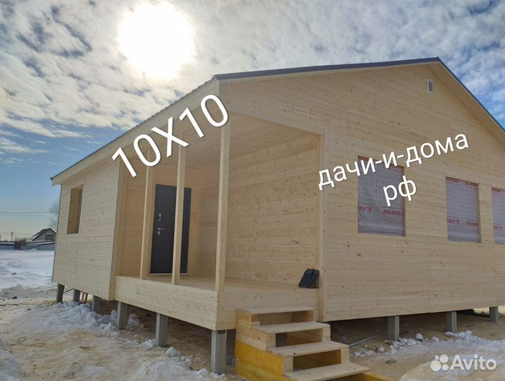 Каркасный дом под ключ 100 м2