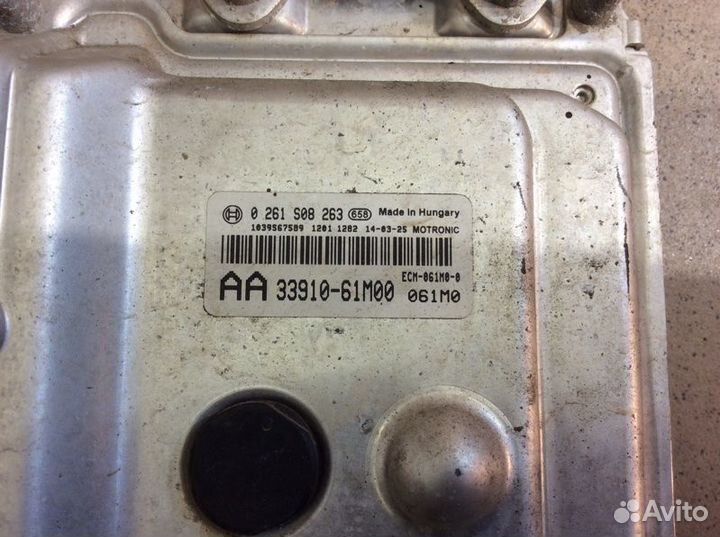 Блок управления двигателем Suzuki Sx4 M16A 2014