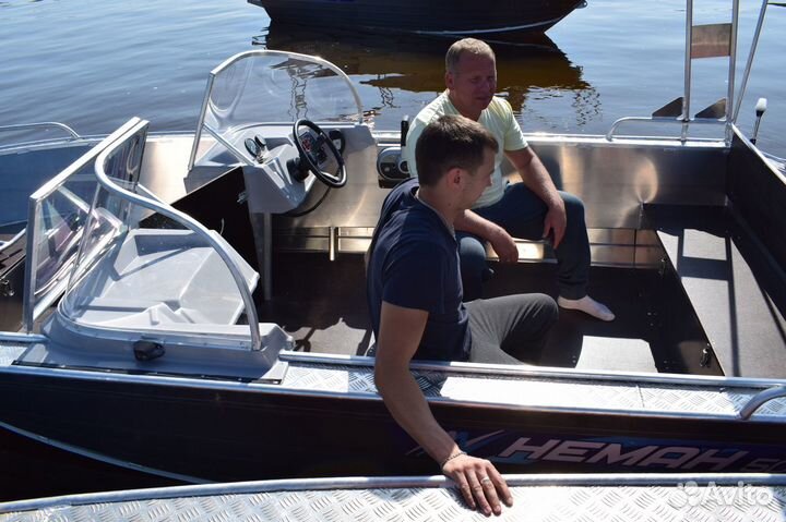 Новая моторная лодка Неман 500DCM от производителя