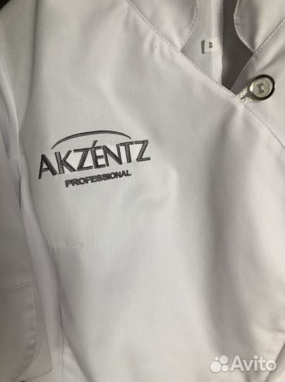 Халат akzentz professional белый