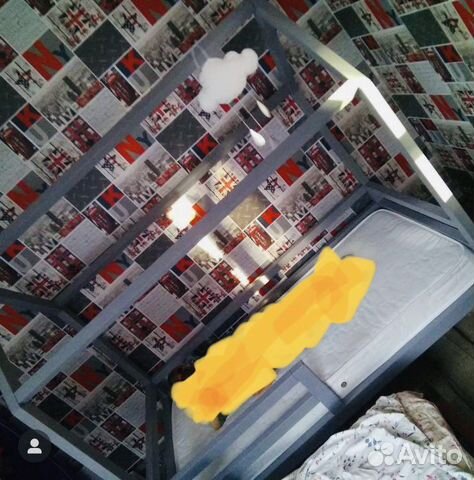 Кровать домик 80*160 с матрасом