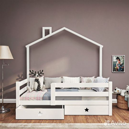 Детская кровать из березы