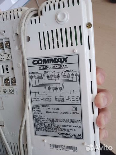 Видеодомофон Commax dpv 4mtn