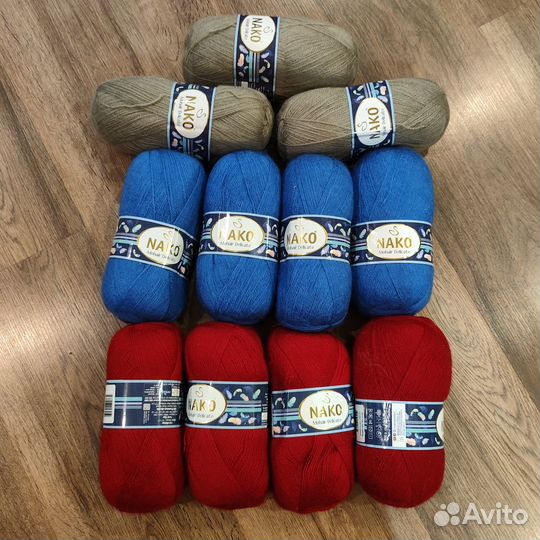 Пряжа разная шерсть