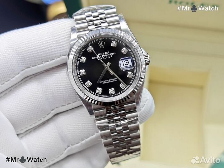 Часы Rolex Datejust 36mm Black