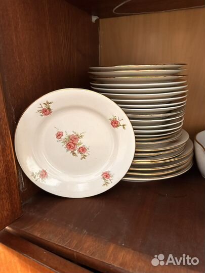 Столовый сервиз фарфор СССР