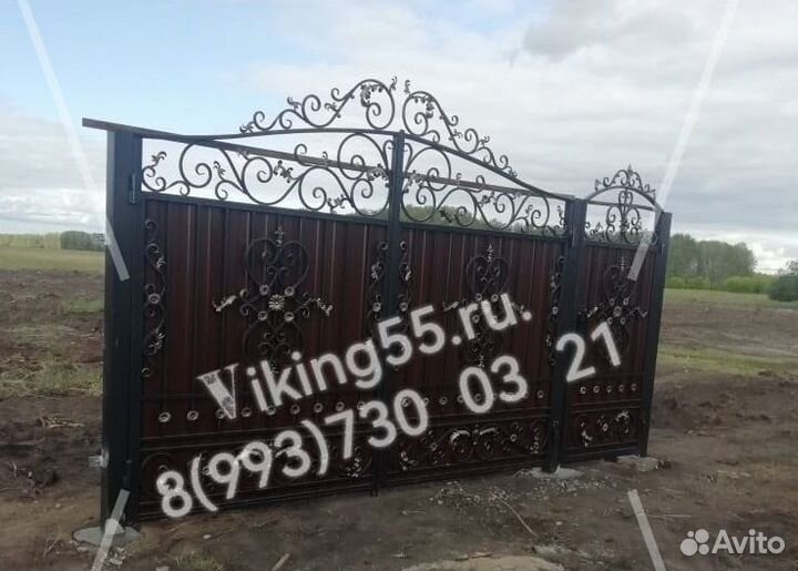 Кованые ворота и калитки